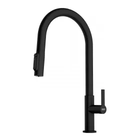 FRANKE Bateria kuchenna MARIS Slim Clear Water J pull-out czarny mat 120.0730.911 (S) *^ *OD RĘKI*
