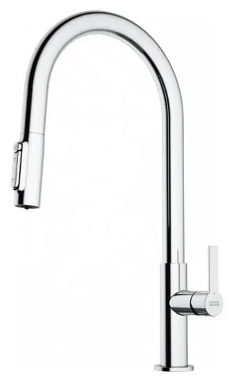 FRANKE Bateria kuchenna MARIS Slim Clear Water J pull-out chrom 120.0730.870 (S) *^ *OD RĘKI*
