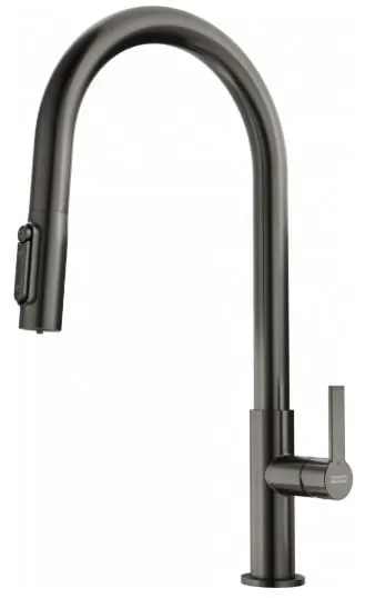 FRANKE Bateria kuchenna MARIS Slim Clear Water J pull-out antracyt 120.0736.603 (S) *