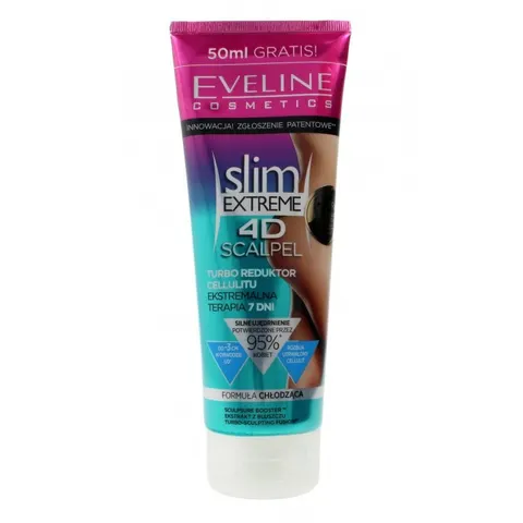 Eveline, Slim Extreme 4D Scalpel, turbo reduktor cellulitu, 250 ml