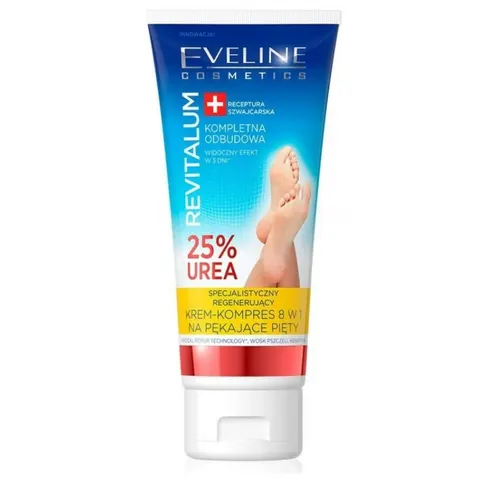EVELINE REVITALUM Krem-kompres na pękające pięty 8 w 1 25% UREA, 100 ml