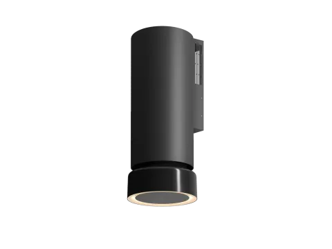 Okap kominowy Ciarko Fluo Black Satin/Gloss