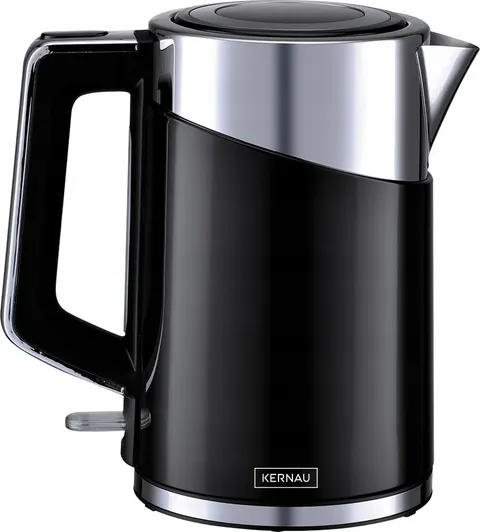 Czajnik KERNAU 1,7l KSK 171 BK czarny, srebrny
