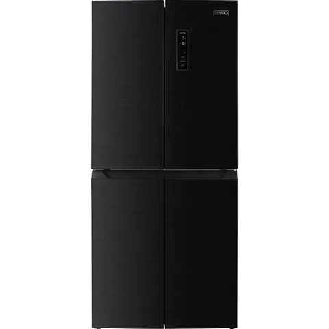Lodówka KERNAU 180x79cm KFRM 1881 BS NoFrost czarna stal