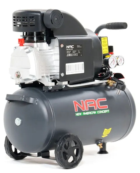 NAC Kompresor olejowy OL-L-24-1.1-IN 1100W *^ *OD RĘKI*