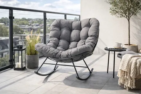 Fotel bujany Neapol grafit Meven KD