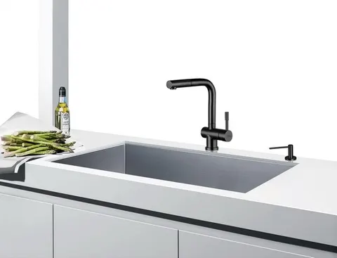 BLUE WATER Bateria kuchenna CORSA INOX czarna stal *