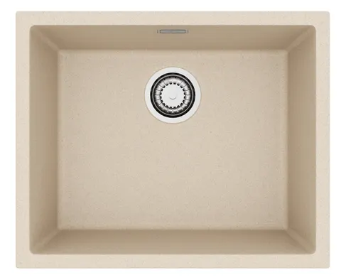 ALVEUS Zlewozmywak 55x45 OMNI 30 piaskowy, syfon 1160053 (WP60) *