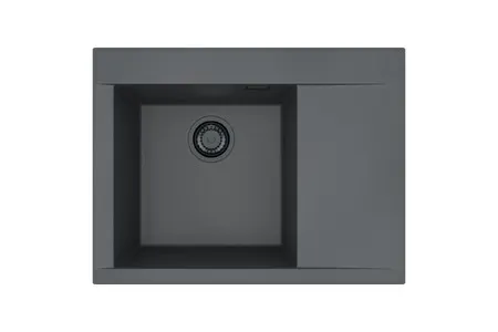 Zlewozmywak ALVEUS PURE-G L 60 Black Edition, k.lewa 1149298