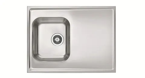 ALVEUS Zlewozmywak 80x60 CLASSIC PRO 30 satyna, syfon 1130469 (WN50)