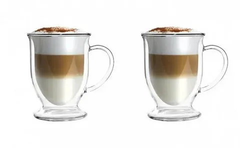 Vialli - Komplet 2 szklanek do Latte 250ml AMO 6421