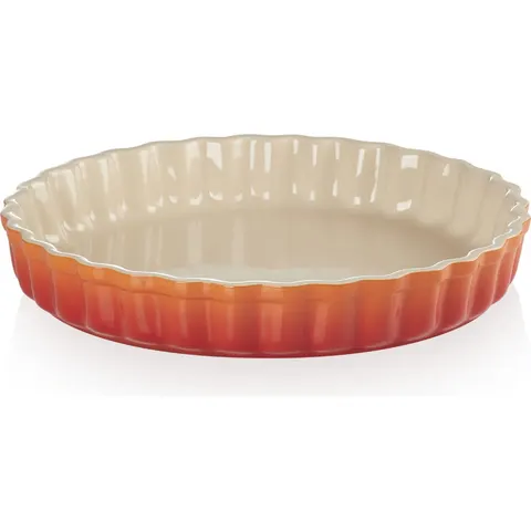 Le Creuset - forma do tarty 28 cm. płomienna.