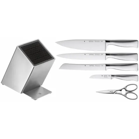 WMF - Zestaw noży w bloku 6el., Grand Gourmet 1882119992