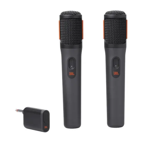 Zestaw 2 mikrofonów JBL do Partybox Wireless, czarne
