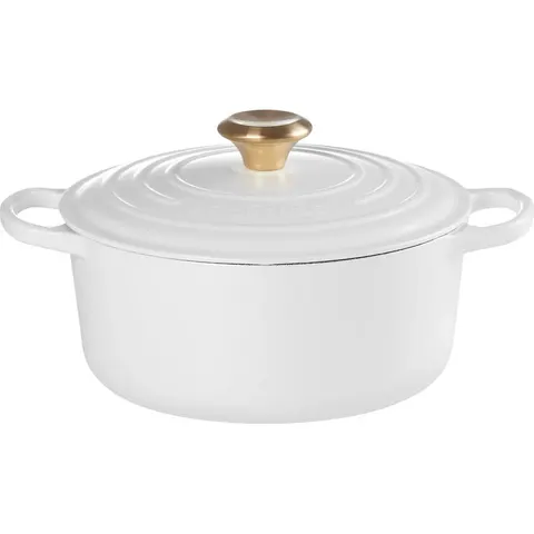 Okrągła Brytfanna Le Creuset 24cm Biała