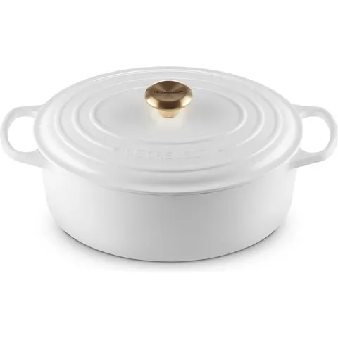 Owalna Brytfanna Le Creuset 31cm Biała