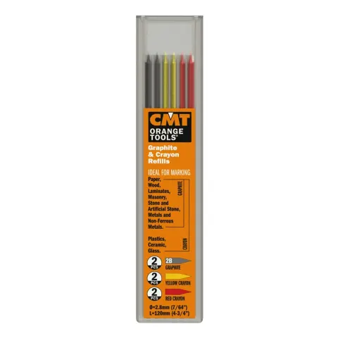 CMT Wkłady żółte, grafitowe, czerwone po 2 szt. z koloru PCL-3C