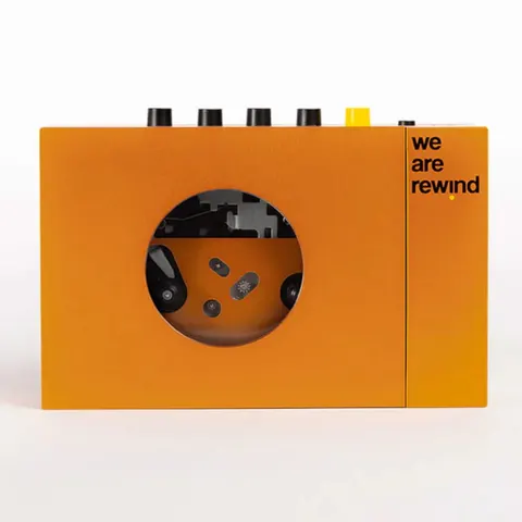 We are rewind - Przenośny odtwarzacz kaset z Bluetooth Orange