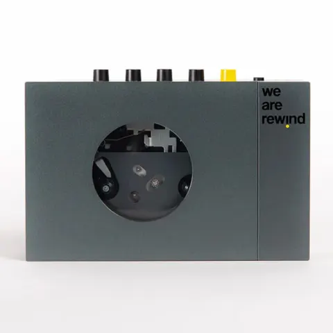 We are rewind - Przenośny odtwarzacz kaset z Bluetooth Grey