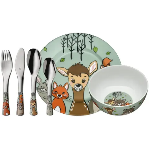 WMF - zestaw 6cz sztućców sztućce dla dzieci Forest Friends