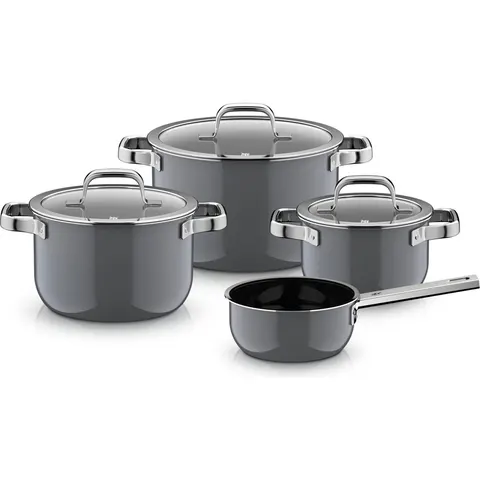 WMF - Komplet garnków FusionTec Mineral Pro 4szt Platinum 0518825290