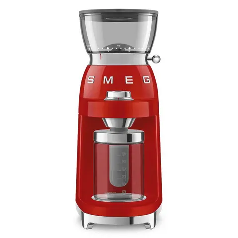Młynek do kawy Smeg CGF03RDEU czerwony