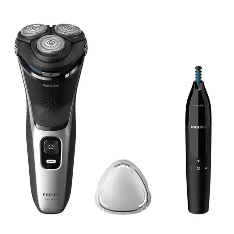 Zestaw Philips golarka + trymer do nosa S3143/02