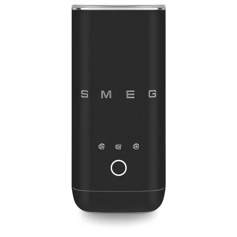 Spieniacz do mleka Smeg MFF02BLMEU Czarny mat
