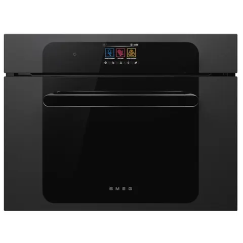 Piekarnik kompaktowy z funkcją mikrofali Smeg SO4204M2PB "PROMOCJA"