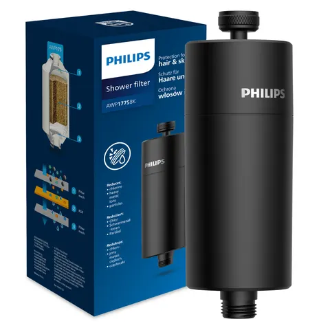 Filtr prysznicowy Philips AWP1775BK (czarny)