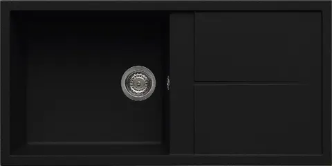 Zlewozmywak nakładany Elleci Unico 480 K86 Keratek Black