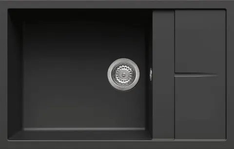 Zlewozmywak nakładany Elleci Unico 310 G40 Granitek Nero