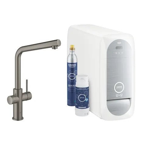31454AL1 Grohe Blue Home Zestaw startowy L Brushed Graphite