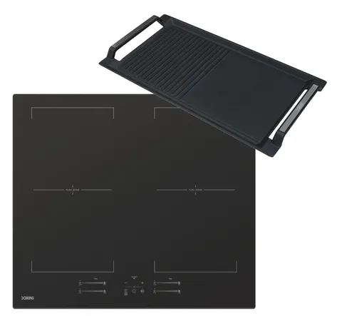 Płyta indukcyjna Berg BRGI6442LM 2.0 Matowa + grill BERG BRGRILLPAN