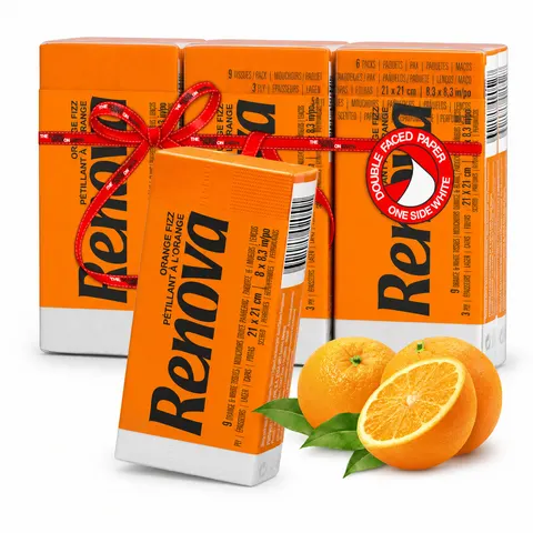 Chusteczki higieniczne Renova Orange Fizz 3-warstwowe 6×9 szt.