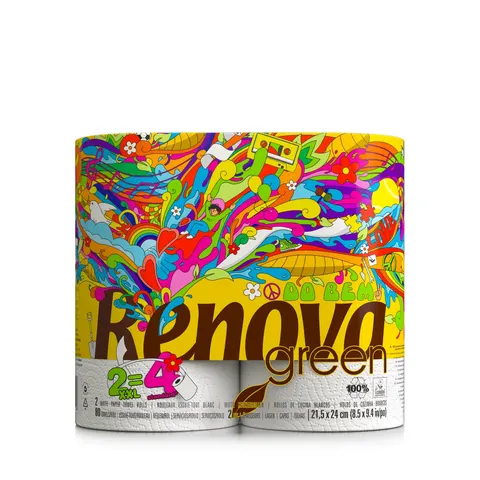 Ręcznik papierowy Renova Green XXL – 2 rolki