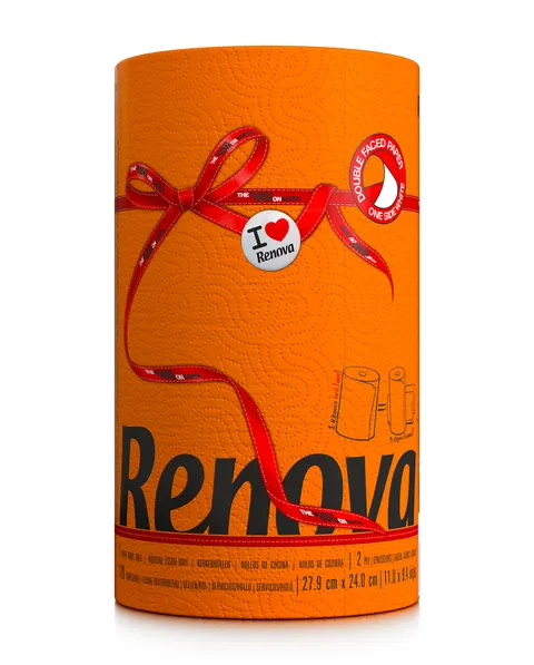Ręcznik Papierowy Renova pomarańczowy 1R