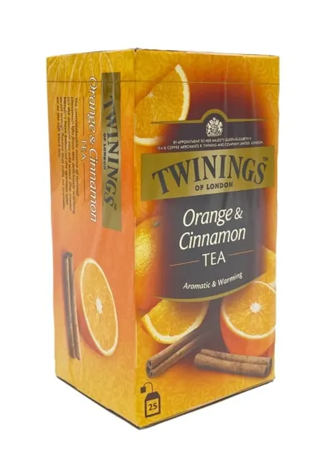 Herbata Twinings Pomarańcza-Cynamon 25szt