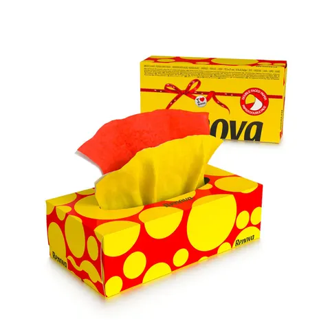 Chusteczki higieniczne Renova Red Label czerwono-żółte – 80 szt