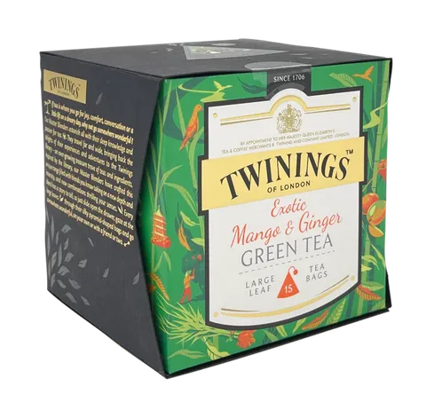 Herbata Twinings Mango & Ginger Green Tea 15 szt