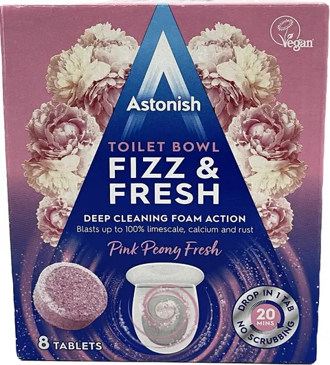 Tabletki do WC Astonish Fresh Pink 8szt 200g