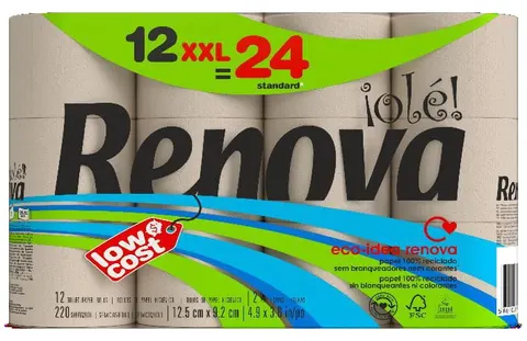 Papier toaletowy Renova Ole! 12R