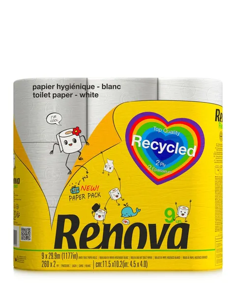 Papier toaletowy Renova Recycled 9R