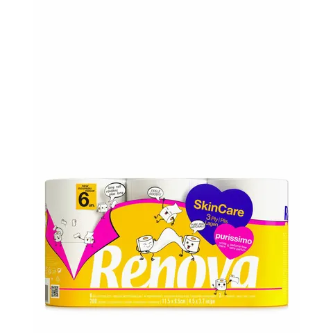 Papier toaletowy Renova Skin Care Purissimo 6R