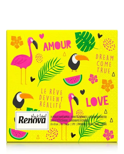 Serwetki stołowe Renova Love Summer 20 szt