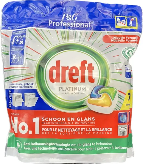 Tabletki do zmywarki Dreft Platinum Lemon 75szt