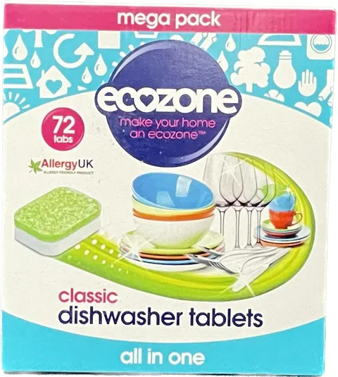 Tabletki do zmywarki Ecozone Classic all in one 72 szt