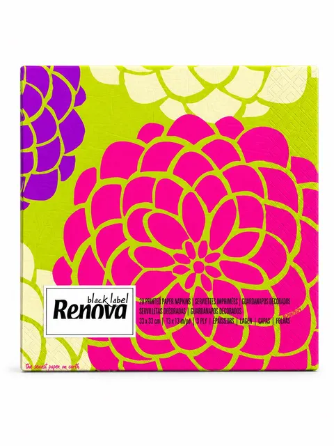 Serwetki Renova Hortensia 33x33cm 20szt