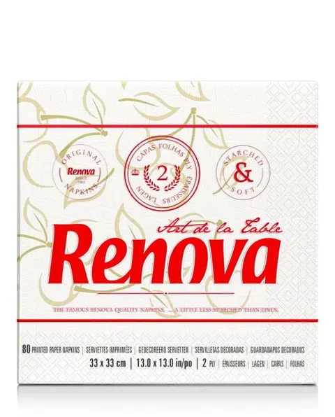 Serwetki papierowe Renova Art de la table deco 80 szt