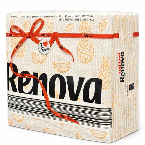 Serwetki papierowe Renova Red Label Deco 70szt